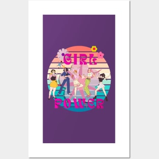 Girl power! girls in power We are powerful! female empowerment Posters and Art